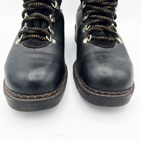 Vintage Blondo Waterproof Leather Lug Sole Lace Up Chunky Boots Grunge - Picture 4 of 11